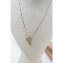 Latif Kuyumcu 14  Ayar Altın Kalpli Kolye LKKLY1197