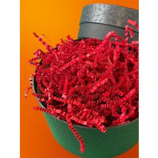 1 kg Zigzag Kırpık Kağıt , Kırpıntı Kağıt * Kırmızı