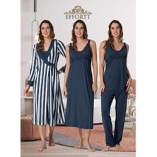 Effortt Dvina Effortt Dörtlü Lohusa Seti Lacivert Xxlarge - 9036