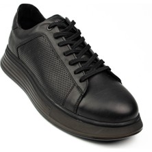 Nobel 5005 Bağcıklı Siyah Deri Erkek Günlük Ayakkabı