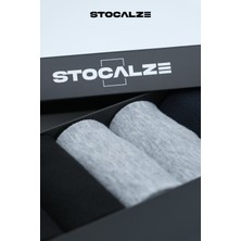 Stocalze Bambu Erkek Uzun Konç Dikişsiz 6'lı Düz Soket Çorap. Nefes Alan ve Terletmeyen Erkek Bambu Çorap