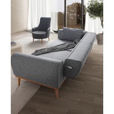 Edsy Home Rebull 3'lü Koltuk Gri