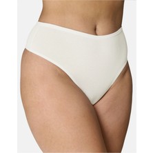 Alya Underwear Yüksek Bel, Toparlayıcı, Tanga Külotlar -  5'li Paket Fuşya, Somon, Ekru, Lila, Gül Kurusu