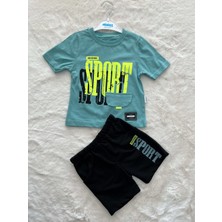 Sport Baskılı Yazlık Erkrk Takım