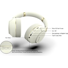 Inca IBK-503 Kablosuz 5.3 Bluetooth Hafıza Kart Destekli Kulak Üstü Kulaklık
