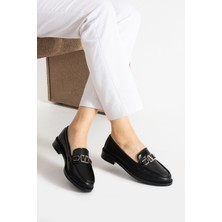 Kadın Loafer Makosen Casual Tokalı Günlük Ayakkabı
