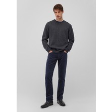 Marcus Koyu Lacivert Kadife Pantolon 0035188461