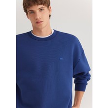 Mavi Bisiklet Yaka Mavi Sweatshirt 0S10348-70722