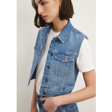 Mavi Rona Classic Denim Indigo Mavisi Jean Yelek 1110450-86815