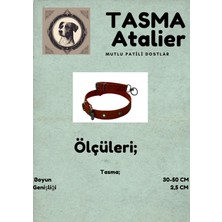Tasma Atalier Orta Boy Köpek Tasması
