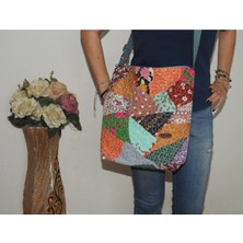 Quzellik Patchwork Kol Çantası
