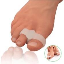 Peddy 2 Parmağa Geçen Ayırıcı Ayak Başparmak Makaralı Silikon Yüzük Bunyon Yüzük Baş Parmak