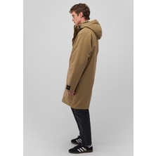 Mavi Kapüşonlu Kahverengi Parka 0110471-70377