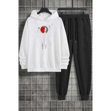 Only Trendwear  Evren Temalı Baskılı Eşofman Takımı