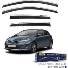 Niken Toyota Auris Niken Kromlu Cam Rüzgarlığı 4lü Set 2013 ve Üstü