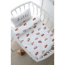 Tuğba Kuğu Anne Yanı Beşik Nevresim Takımı (60X100) - Iconic Serisi - Vintage Car