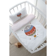 Tuğba Kuğu Anne Yanı Beşik Nevresim Takımı (60X100) - Zezig x Royal Series - Pink