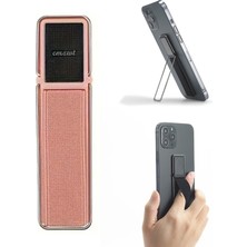 Microcase Telefon Arkası El Parmak Tutucu Metal Mıknatıslı Standlı Cep Telefonu Tutacağı - AL4938