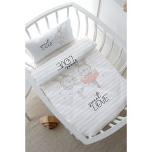 Tuğba Kuğu Park Yatak Nevresim Takımı (80 x 120) - Iconic Serisi - Balerin Tavşanlar