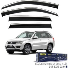 Niken Suzuki Grand Vitara Niken Kromlu Cam Rüzgarlığı 4lü Set 2016 ve Üstü