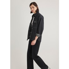 Mavi Bekka Classic Denim Antrasit Jean Gömlek 1211000-89238