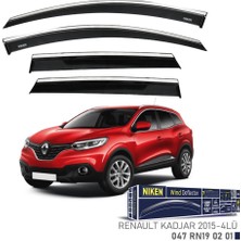 Niken Renault Kadjar Niken Kromlu Cam Rüzgarlığı 4lü Set