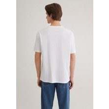 Mavi Mavi Jeans Baskılı Beyaz Tişört 0611745-620