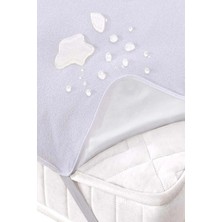 Microfiber Sıvı Geçirmez 4 Köşe Lastik Yatak Koruyucu Alez Çarşaf
