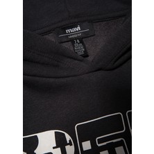 Mavi Berlin Baskılı Kapüşonlu Antrasit Sweatshirt 6S10071-70087