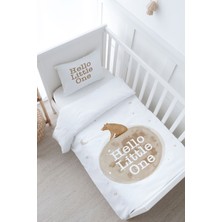 Tuğba Kuğu Bebek Boy Nevresim Takımı (100X150) - Pure Baby Serisi - Hello Bear