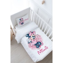 Tuğba Kuğu Bebek Boy Nevresim Takımı (100X150) - Cartoon Serisi - Minnie