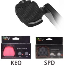 Huoxun Shop C Keo Siyah Stil Yol Bisikleti Pedallar Bisiklet Aksesuarı Sıcak Satış Bisiklet Pedalı Klips Spdkeo Pedalları Bisiklet Spd ve Look Keo Sistemleri (Yurt Dışından)