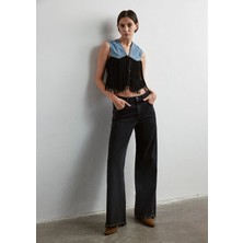 Mavi Rebecca Iconic Zımbalı Siyah Jean PANTOLON1010926-89497