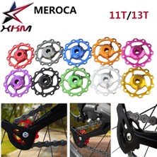 Huoxun Shop C 11T-SIYAH Stili Alüminyum Alaşım Metal Palin Makara Rulmanlar Parça Kılavuz Tekerlek Sızdırmaz Rulman Dağ Yol Bisikleti Arka Aktarıcı Aksesuarı (Yurt Dışından)