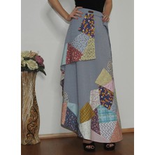 Quzellik Kırkyama ( Patchwork ) Etek