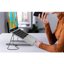 CHOETECH 7'si 1 Arada Hub Katlanabilir Dizüstü Bilgisayar Standı HUB-M48