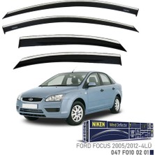Niken Ford Focus 2 Sedan Niken Kromlu Cam Rüzgarlığı 4lü Set 2005 2011