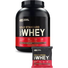 Whey Gold Standard  Double Çikolata Aromalı 2.26KG 73 Servis Yüksek Protein Tozu Kas Gelişimi -  Whey Gold Standard Çikolata Aromalı Şase 31G 1 Servis