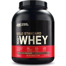 Whey Gold Standard  Double Çikolata Aromalı 2.26KG 73 Servis Yüksek Protein Tozu Kas Gelişimi -  Whey Gold Standard Çikolata Aromalı Şase 31G 1 Servis