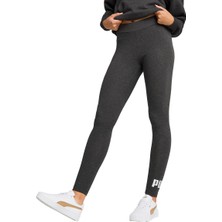 Puma Essential No. 1 Logo Kadın Gri Günlük Stil Tayt 68242607