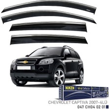 Chevrolet Captiva Niken Kromlu Cam Rüzgarlığı 4lü Set 2007 ve Üstü