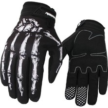 Liangduo Shop Yeşil Stil L Boyutu Bisiklet Eldivenleri Uzun Bisiklet Tam Parmak Eldiven Erkek Kadın Mtb Eldiven Guantes Ciclismo Bmx Dh Off Road Motokros Eldiven Kafatası Pembe (Yurt Dışından)