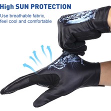 Liangduo Shop Siyah Stil M Boyutu Day Wolf Yaz Bisiklet Eldiveni Bisiklet Bisiklet Ekipmanları Güneş Koruyucu Dokunmatik Ekran Spor Erkek Kadın Kaymaz Sürme Sürüş (Yurt Dışından)