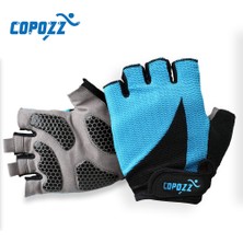 Liangduo Shop Siyah Stil M Boyutu Copozz Bisiklet Eldiveni Yarım Parmak Erkekler Yaz Spor Darbeye Dayanıklı Bisiklet Eldiven Jel Mtb Anti-Ter Bisiklet Eldivenleri Guantes Ciclismo (Yurt Dışından)