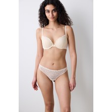 Penti Lol Up Lace Krem Sütyen Dantel Detaylı Regular Kalıp ile Gün Boyu Destek Sunar