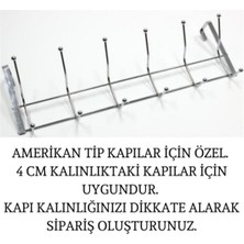 Toptanfoni 3 Adet Kapı Arkası 12'li Metal Askı FMA07225
