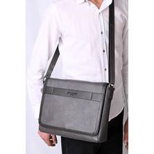 Pierre Cardin 01PC00112-GR Uzun Askılı Çapraz Postacı Çanta Gri