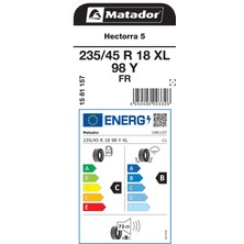 Matador 235/45 R18 98Y Xl Fr Hectorra5 Oto Yaz Lastiği (Üretim Yılı:2025)