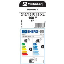 Matador 245/45 R18 100Y Xl Fr Hectorra5 Oto Yaz Lastiği (Üretim Yılı:2024)