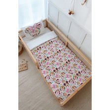 Tuğba Kuğu Montessori Nevresim Takımı (100 x 200) - Cartoon Serisi - Minnie ve Arkadaşları Pattern